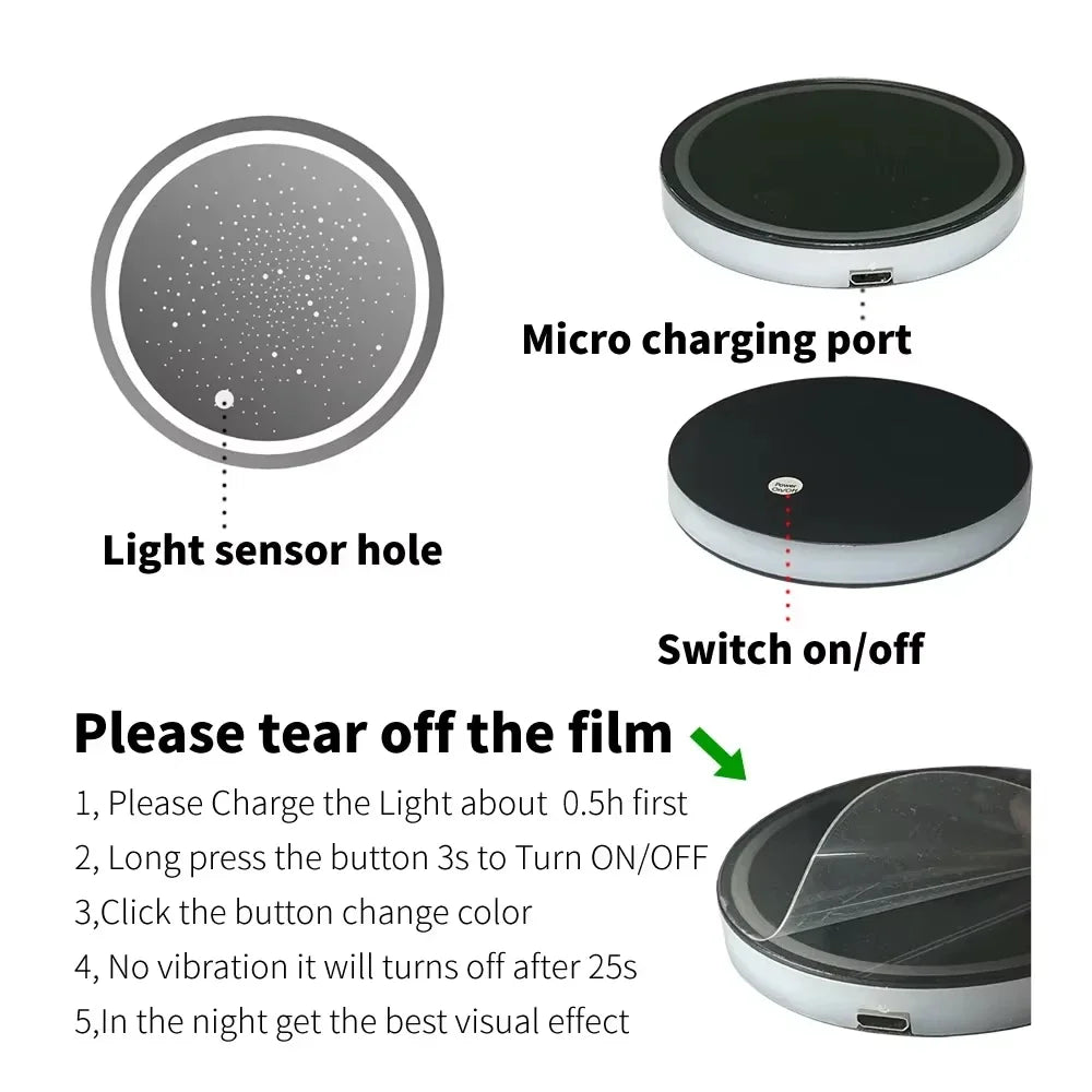 LED Cup Holder Accent Lights
