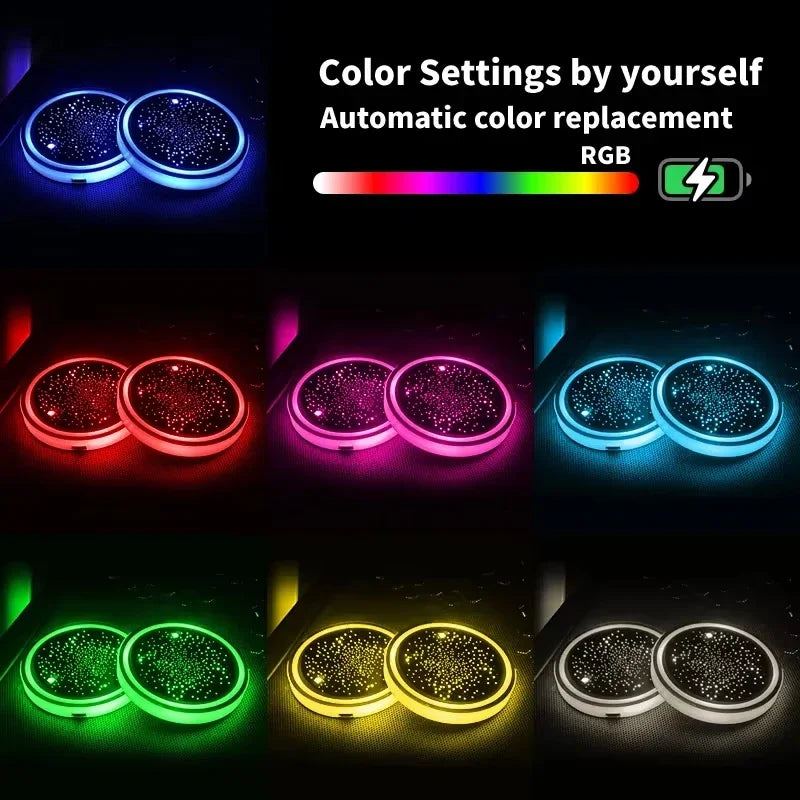 LED Cup Holder Accent Lights