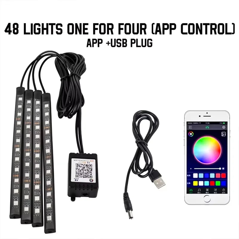 Ambient Interior LED Light Kit